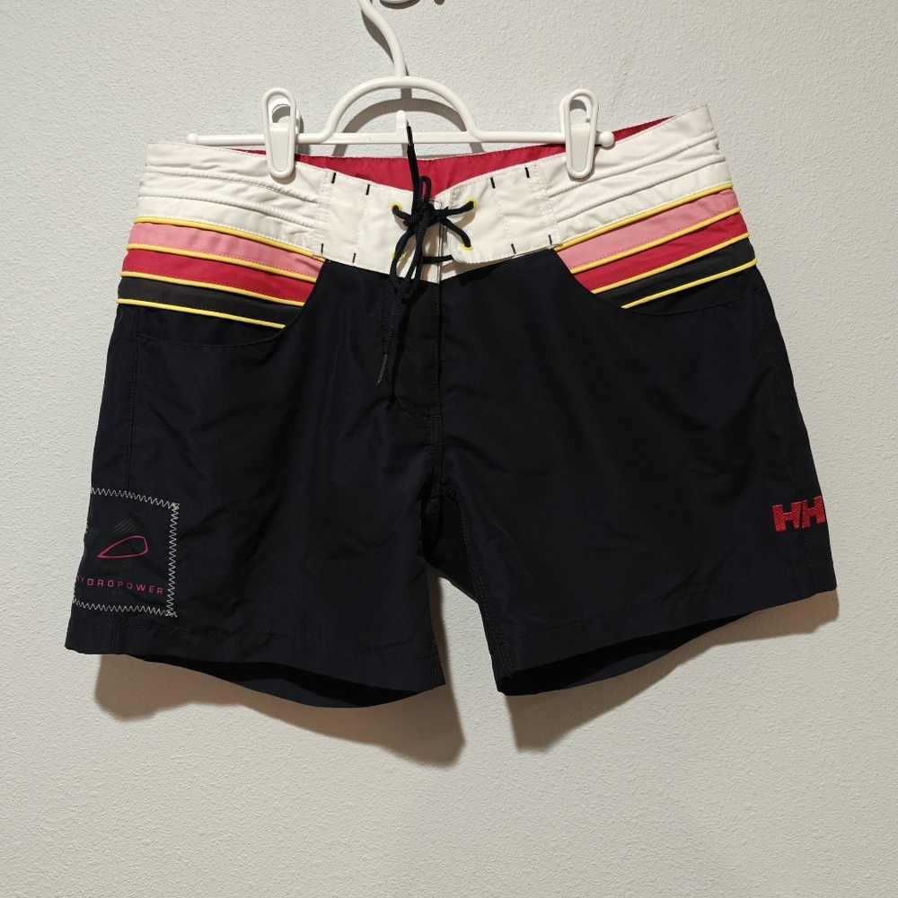 Helly Hansen Swim Shorts Men's Size 28 Striped Inseam 5.5"